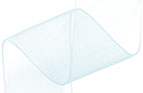 Chiffon Ribbon - Blue - (x1 reel 25mtr) - Semi-transparent Organza Chiffon Ribbon Blue Chiffon Ribbon - Reel of Ribbon Ideal for all occasions