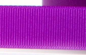 Grosgrain Fabric Ribbon - Purple - (x1 reel 20mtr) - Premium Grosgrain Ribbon Purple Grosgrain Fabric Ribbon - Reel of Ribbon Ideal for all occasions