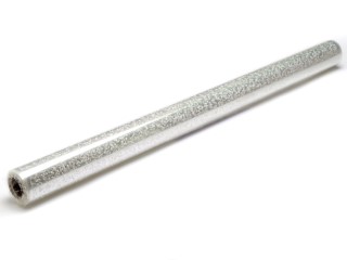 Film Wrap - Clear with Randow White Snow Pattern - (x1 roll 600mm width x 100mtr) - Versatile Polypropylene Film Wrap Clear with Randow White Snow Pattern Film Wrap - Decorative Film Packaging Wrap Ideal for all occasions or Christmas