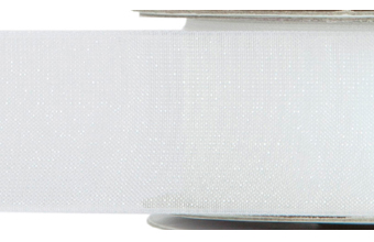 Chiffon Ribbon - White - (x1 reel 25mtr) - Semi-transparent Organza Chiffon Ribbon White Chiffon Ribbon - Reel of Ribbon Ideal for all occasions or Celebrating 2012