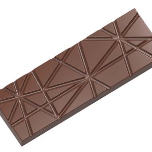 Chocolate World Frame Moulds - CW2450 - Tablet With Stripes - 95gm - 157.5x54.5x10.5mm