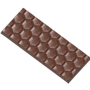 Chocolate World Frame Moulds - CW2454 - Tablet Honeycomb - 68.5gm - 145x58x7.5mm