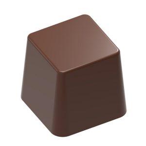 Chocolate World Frame Moulds - CW2479 - Rectangular Cup 30 Gr - 30gm - 31.5x31.5x29mm