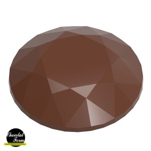 Chocolate World Frame Moulds - CWI_CF0244 - Round Diamond - 6gm - 35x35x7.5mm