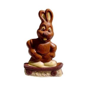 Chocolate World Hollow Figure Moulds - H861 - Hare On Skateboard 200mm - 203x123x54mm