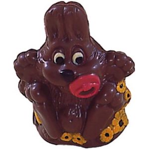 Chocolate World Hollow Figure Moulds - H889 - Rabbit Big Foot 150mm - 160x124x74mm