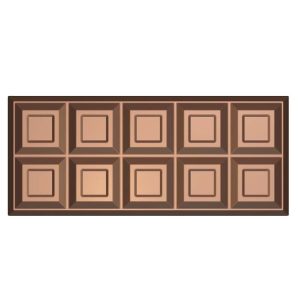 Chocolate World Frame Moulds - HA6459 - Block 1 Kg - 1000gm - 267x113x39mm