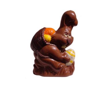 Chocolate World Hollow Figure Moulds - HB565A - Hare + Eggs 140mm - 140xN/AxN/Amm