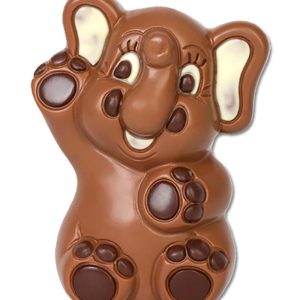 Chocolate World Hollow Figure Moulds - HB8017 - Happy Elephant 134mm - 134x95x69mm