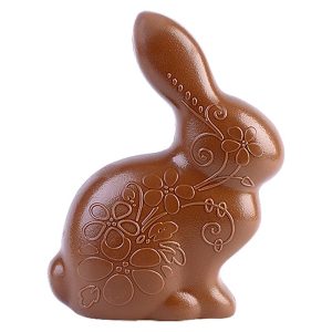 Chocolate World Hollow Figure Moulds - HB8025 - Hippie Rabbit 180mm - 180x145xN/Amm