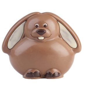 Chocolate World Hollow Figure Moulds - HB8031 - Spherical Hare Stephanie - 127.5x105.6xN/Amm