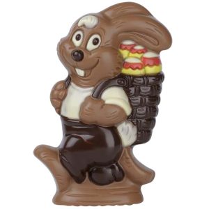 Chocolate World Hollow Figure Moulds - HB8045 - Rabbit + Basket 160mm - 160xN/AxN/Amm