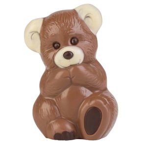 Chocolate World Hollow Figure Moulds - HB8059 - Bear Jeff 127mm - 127x90x68mm