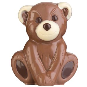 Chocolate World Hollow Figure Moulds - HB8074 - Bear Chuck 130mm - 130x107x86mm