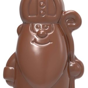 Chocolate World Hollow Figure Moulds - HM016 - Magnetic St Nicholas 150mm - 95x72x150mm