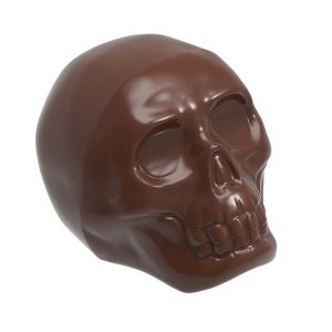 Chocolate World Hollow Figure Moulds - HM024 - Magnetic Skull - 103x150x106.5mm