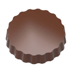 Chocolate World Magnetic Moulds for Transfers - 1000L03 - Magnetic Round 50mm - 22gm - 50x50x10mm