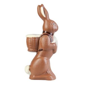 Hans Brunner Hand-Moulds - Sitting rabbit with basket - HB-0116-A-PC - Dimensions: Length: 250 mm