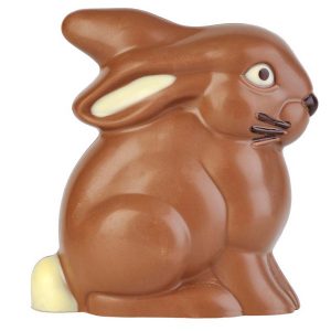 Hans Brunner Hand-Moulds - Sitting rabbit with floppy ear - HB-0406-A-PC - Dimensions: Length: 87 mm