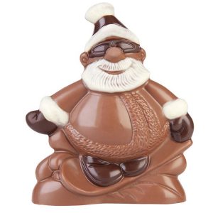 Hans Brunner Hand-Moulds - Santa claus on snowboard - HB-0637-PC - Dimensions: Length: 147 mm