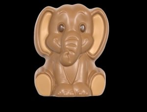 Hans Brunner Hand-Moulds - Elephant "Felix" - HB-8183-PC - Dimensions: Length: 90 mm