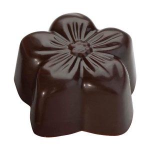 Hans Brunner Frame-Moulds - Praline "Flower" - HB-9140-PC - Dimensions: Length: 28 mm