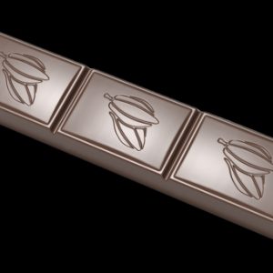 Hans Brunner Frame-Moulds - Bar with cacao pod - HB-9184-PC - Dimensions: Length: 120 mm