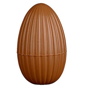 Hans Brunner One-Shot - Egg with lines - OS-0115-SZ - Dimensions: Length: 45 mm