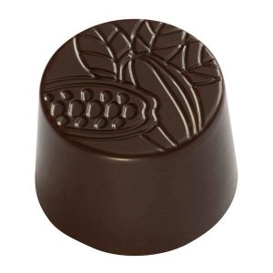 Hans Brunner One-Shot - Round praline "cocoa pod" - OS-0176-SZ - Dimensions: Length: 26 mm