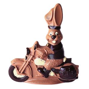 Hans Brunner Spinning-Moulds - Rabbit on Motorbike - SE-0445-L - Dimensions: Length: 281 mm