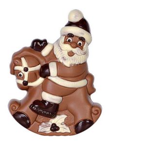 Hans Brunner Spinning-Moulds - Santa on rocking horse - SE-0507-L - Dimensions: Length: 167 mm