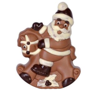 Hans Brunner Spinning-Moulds - Santa Claus on rocking horse - SE-0508-L - Dimensions: Length: 125 mm