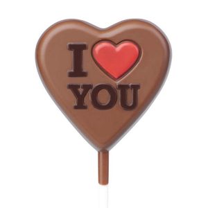 Hans Brunner Frame-Moulds - Lolly "I Love You" - HB-9066-PC - Dimensions: Length: 55 mm