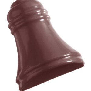 Chocolate World Frame Moulds - CW1160 - Half Bell - 10gm - 39x31x15mm