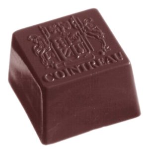 Chocolate World Frame Moulds - CW1168 - Cointreau Square - 14gm - 27x27x18mm