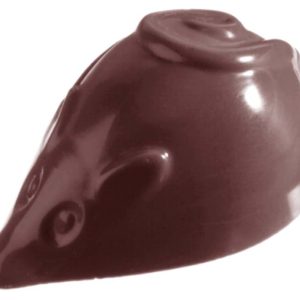 Chocolate World Frame Moulds - CW1193 - Mouse - 20gm - 56x32x24mm