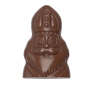 Chocolate World Frame Moulds - CW12049 - Bust St Nicholas - 133.5gm - 91x59x23mm