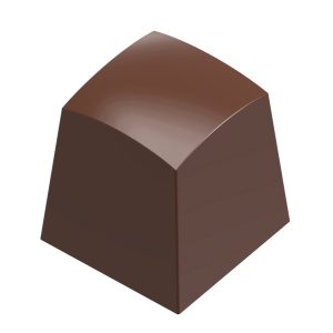 Chocolate World Frame Moulds - CW12113 - Rounded Block - Lana Orlova Bauer - 12.9gm - 23x23x25mm