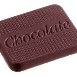 Chocolate World Frame Moulds - CW1259 - Caraque Chocolate - 7gm - 38x32x5mm