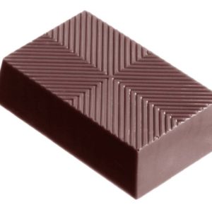 Chocolate World Frame Moulds - CW1325 - Square Block - 33gm - 54x34x14mm