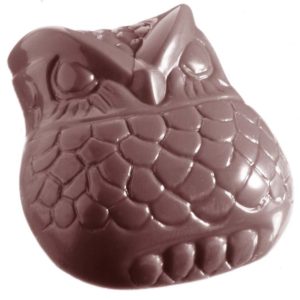 Chocolate World Frame Moulds - CW1329 - Owl - 23gm - 47x47x13mm