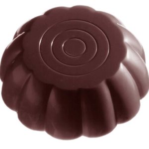 Chocolate World Frame Moulds - CW1364 - Mini Turban - 55gm - 58x58x20mm