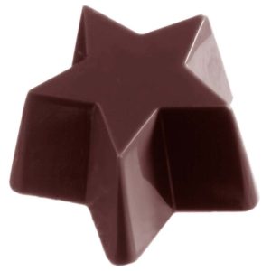 Chocolate World Frame Moulds - CW1390 - Star Bouche - 24gm - 45x45x25mm