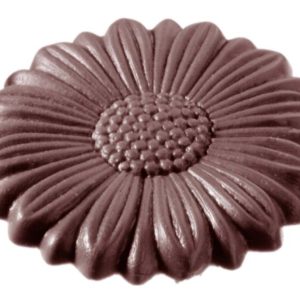 Chocolate World Frame Moulds - CW1395 - Sunflower - 7gm - 43x43x5mm