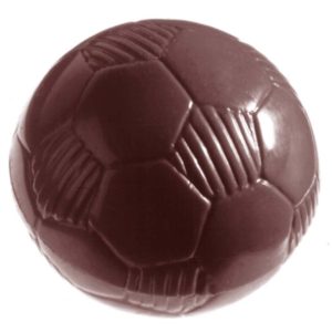 Chocolate World Frame Moulds - CW1428 - Football Ø 26mm - 6gm - 26x26x13mm