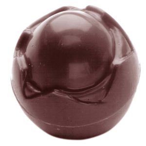 Chocolate World Frame Moulds - CW1486 - Boiled Egg 30mm - 17gm - 30x30x32mm