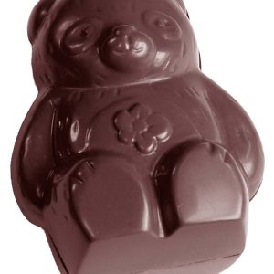 Chocolate World Frame Moulds - CW1494 - Bear Double - 25gm - 45x36x16mm