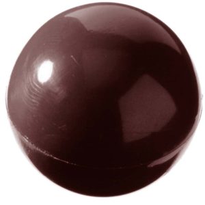 Chocolate World Frame Moulds - CW1495 - Half Sphere Ø 20mm - 2.5gm - 20x20x10mm