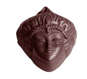 Chocolate World Frame Moulds - CW1501 - Venice 3 Fig. - 11gm - 39x35x13mm