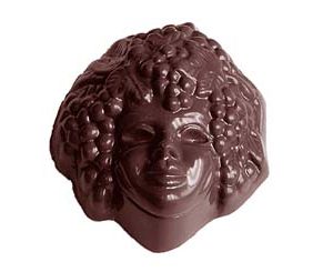 Chocolate World Frame Moulds - CW1502 - Bacchus & Co. 3 Fig. - 11gm - 39x35x13mm